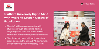 Chitkara University Signs MoU with Wipro to Launch Centre of Excellence; Check Details Here